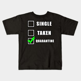 Social distancing - Single or taken funny gift Kids T-Shirt